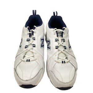 *New Balance 608 White Navy Mens 13 Casual Comfort Training Sneaker Shoe MX608V5